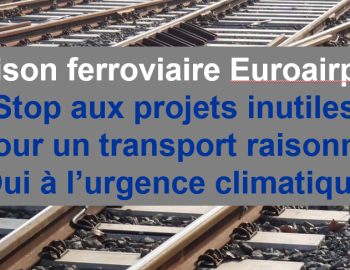 La Nouvelle Liaison Ferroviaire s’éloigne de l’Euroairport