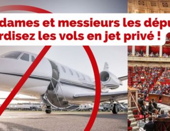 Pétition pour l’interdiction des jets privés